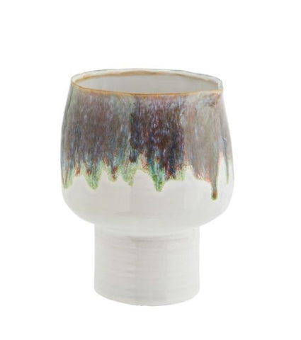 Madam Stoltz - Stoneware Planter Reactive Glaze