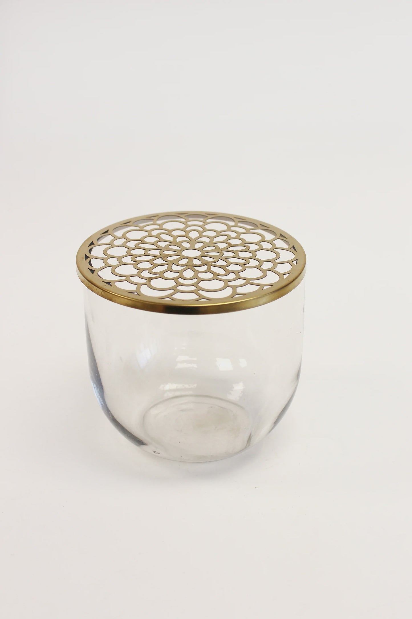 Glass Styling Vase w/ Lid