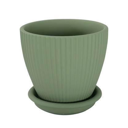 Marley Planter Pot  with Saucer 14cm